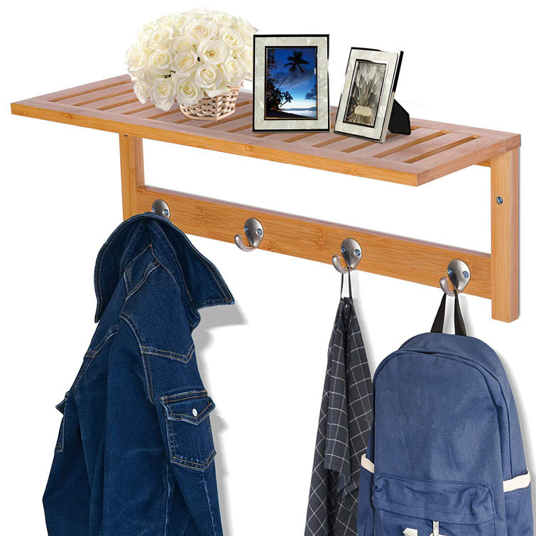 Highland Dunes Naugatuck Wall Mounted Coat Rack & Reviews Wayfair.co.uk